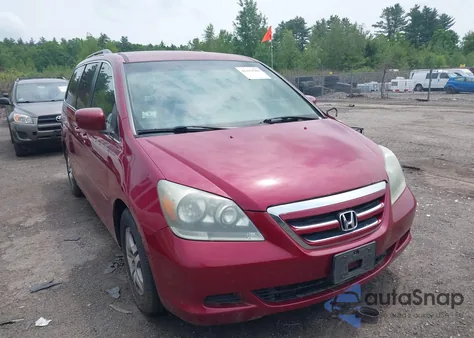 2006 Honda Odyssey Ex из США, поврежденный, VIN 5FNRL38446B058436